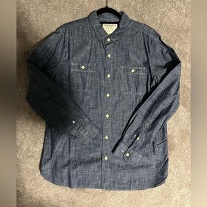 American Eagle Denim Button Down Shirt